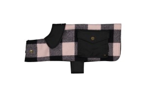 sw13901 classic dog coat rose check folded